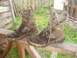 Ботинки Legion Boots EVO MultiCam перед чисткой
